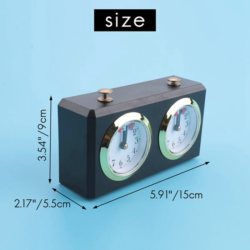 ●Chess Clock Timer Fashion Chess Clock Digital Count Up Count Down Timer Mechanical Chess Game Timer-ABFB