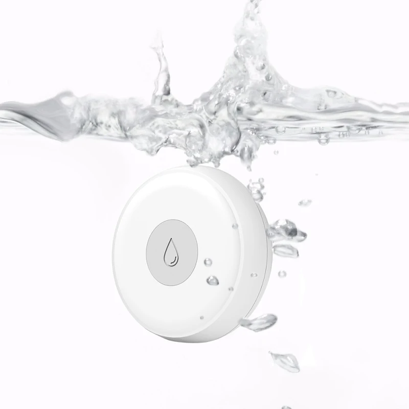 

Zigbee Water Leakage Sensor Leaking Alarm Detector Flood Alert Overflow Security Smart Life Tuya App Remote Control Monitor