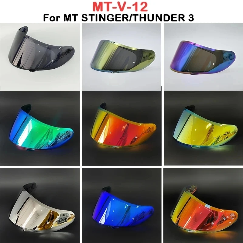 FOR MT-V-12 helmet shield for MT STINGER helmet and THUNDER 3 helmet FOR MT Replacement parts THUNDER 3SV visor