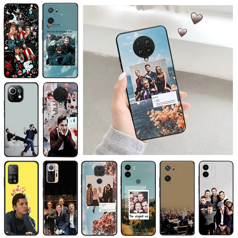 Phone Case for Redmi A2 12 12C 10 10C 10A 9 9T 9A 9C 9I K40 K50 K60 A1 Plus Mi CC9 C51 Superhero Family Camera Protective Cover