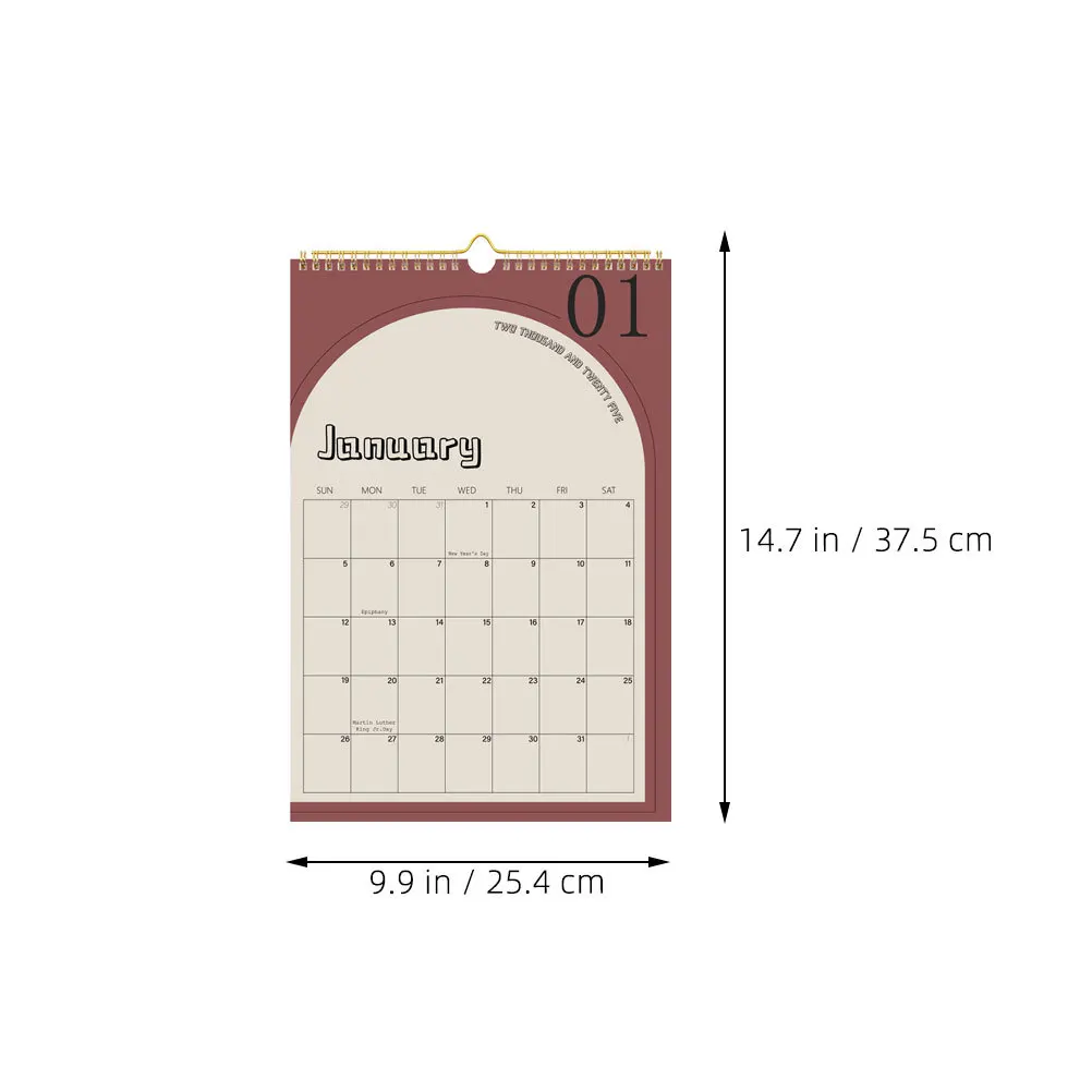 Decoratieve wandkalender voor thuisagenda Planning Planner Familie dagelijks schema
