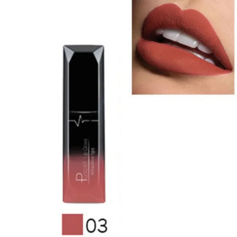 Pudaier 21สีMatte LiquidลิปสติกNude Velvet Lip Glossยาวนานเซ็กซี่สีแดงLip Tintเครื่องสำอางค์แต่งหน้าของขวัญ