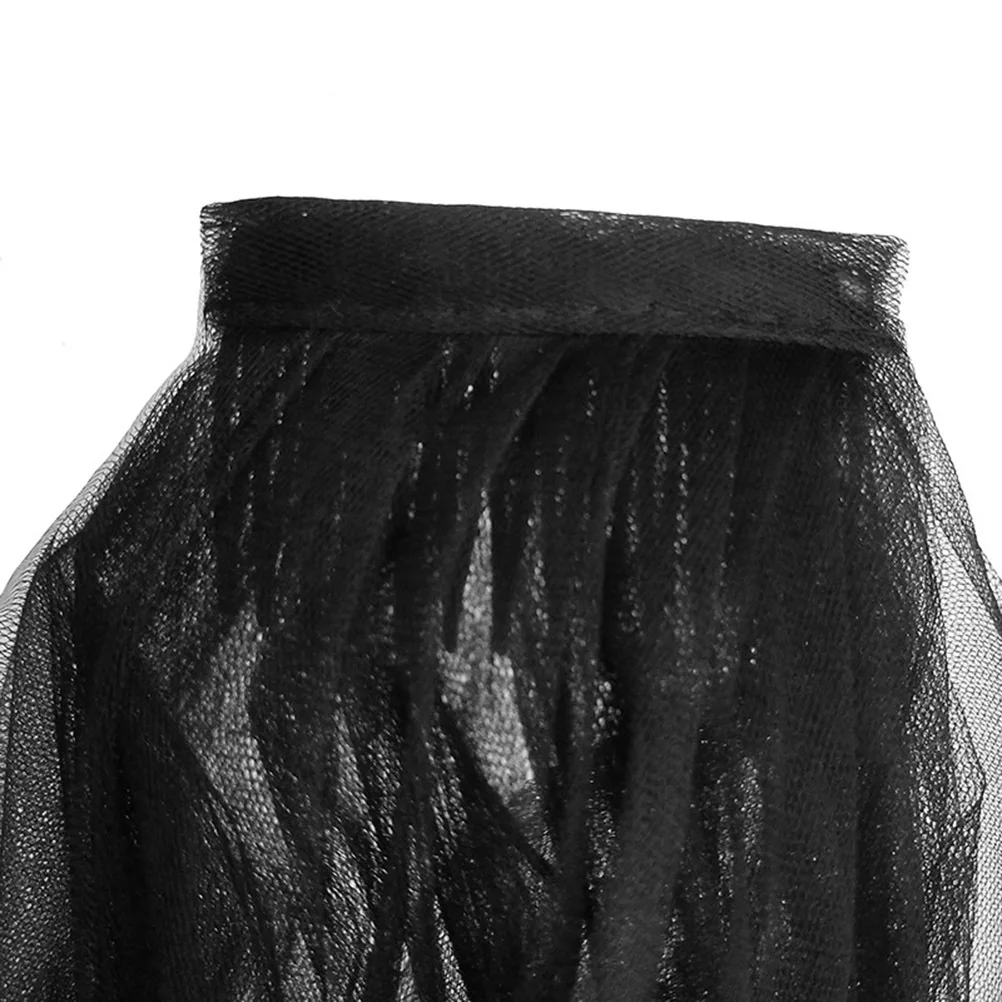

Lace Double Layer Black For Photography Bridal Wedding Veil For Cosplay Photography Party Bride Wedding Black Veil