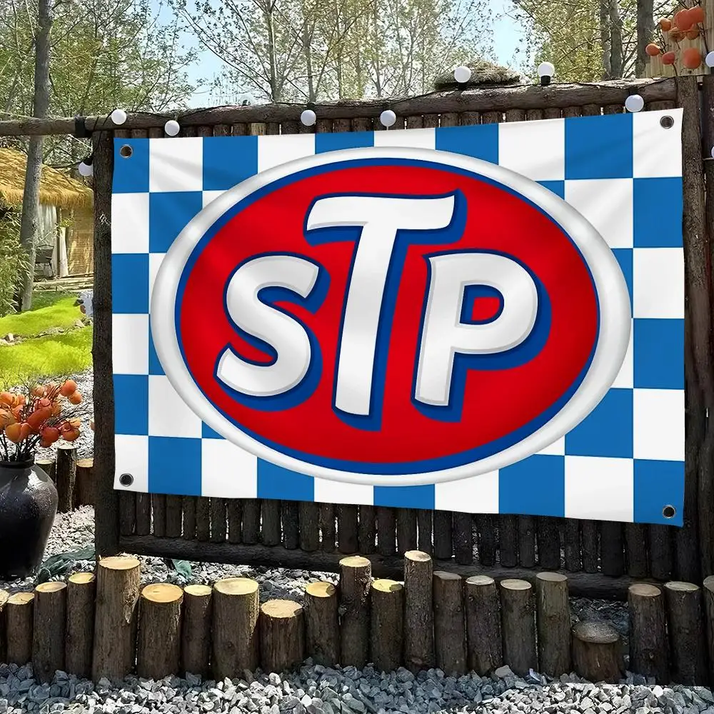 Engine Oil S-Stps Flags Custom Wall Hanging Background Art Banner For Bedroom Home Living Room Outdoor Decor