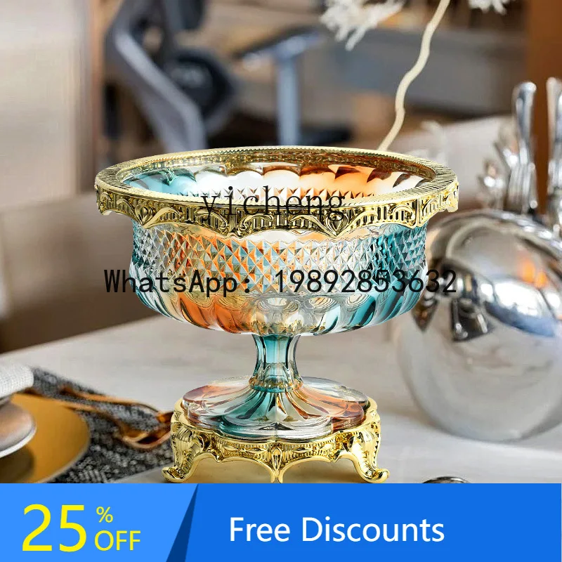 AA  European Wizard of  series glass vase modern home light luxury ornament art flower ware