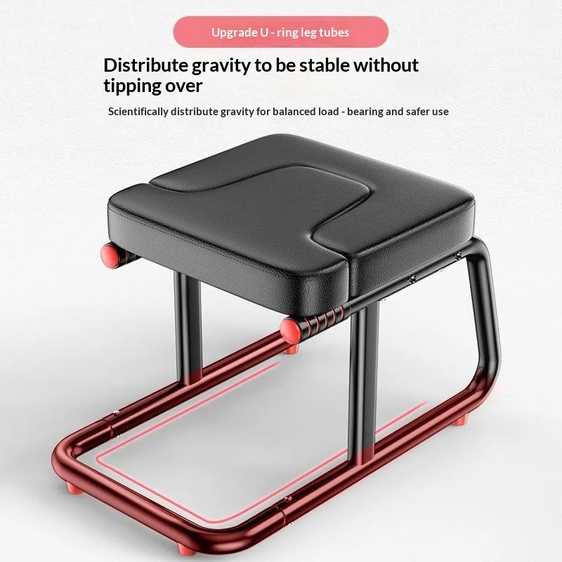 Steel Inversion Bench for Home Use Fitness Equipment with U-Shaped Base and Thick Shoulder Pad Inverted Yoga Aid