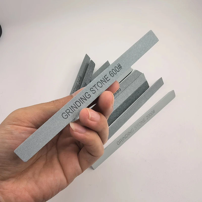 Sharpening Stone Set 80-3000 Grit Silicon Carbide Whetstone Triangle Knife Sharpener Oil Stone for Kitchen Knife Scissors