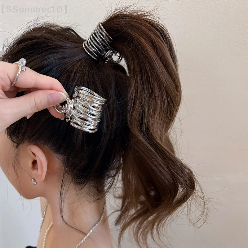 【SSummer10】Metall-Haarklammer für hohe Pferdeschwänze – Modische, feste Haarspange, Haarschmuck für Damen und Mädchen【SS】