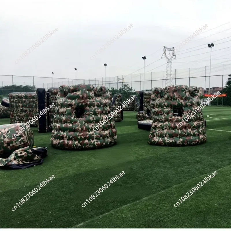 

Camouflage paintball inflatable wall bunker, inflatable paintball wall