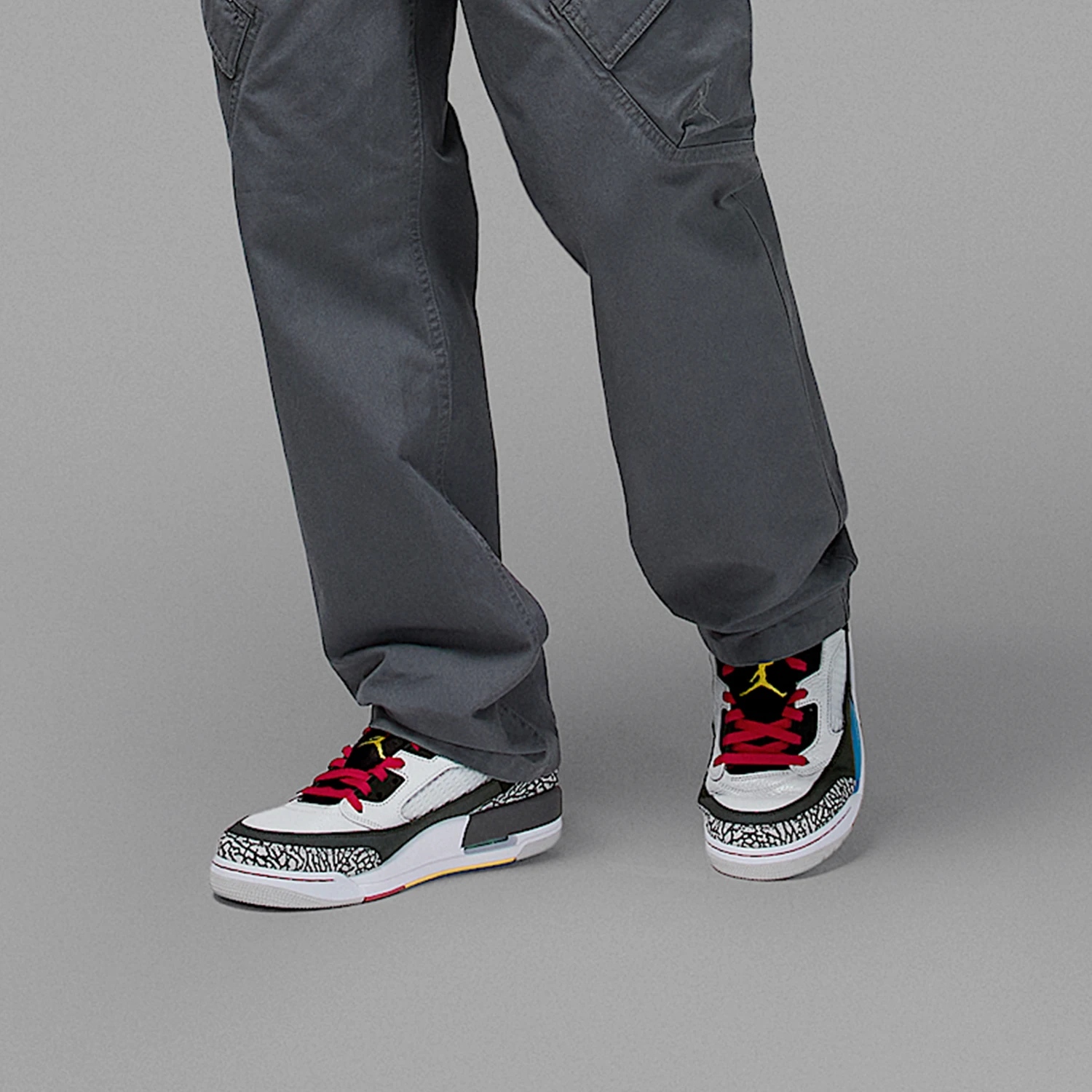 حذاء كرة السلة الرياضي Nike JORDAN الأصلي للرجال مزود بوسادة هوائية ممتصة للصدمات IM7425-004 #1