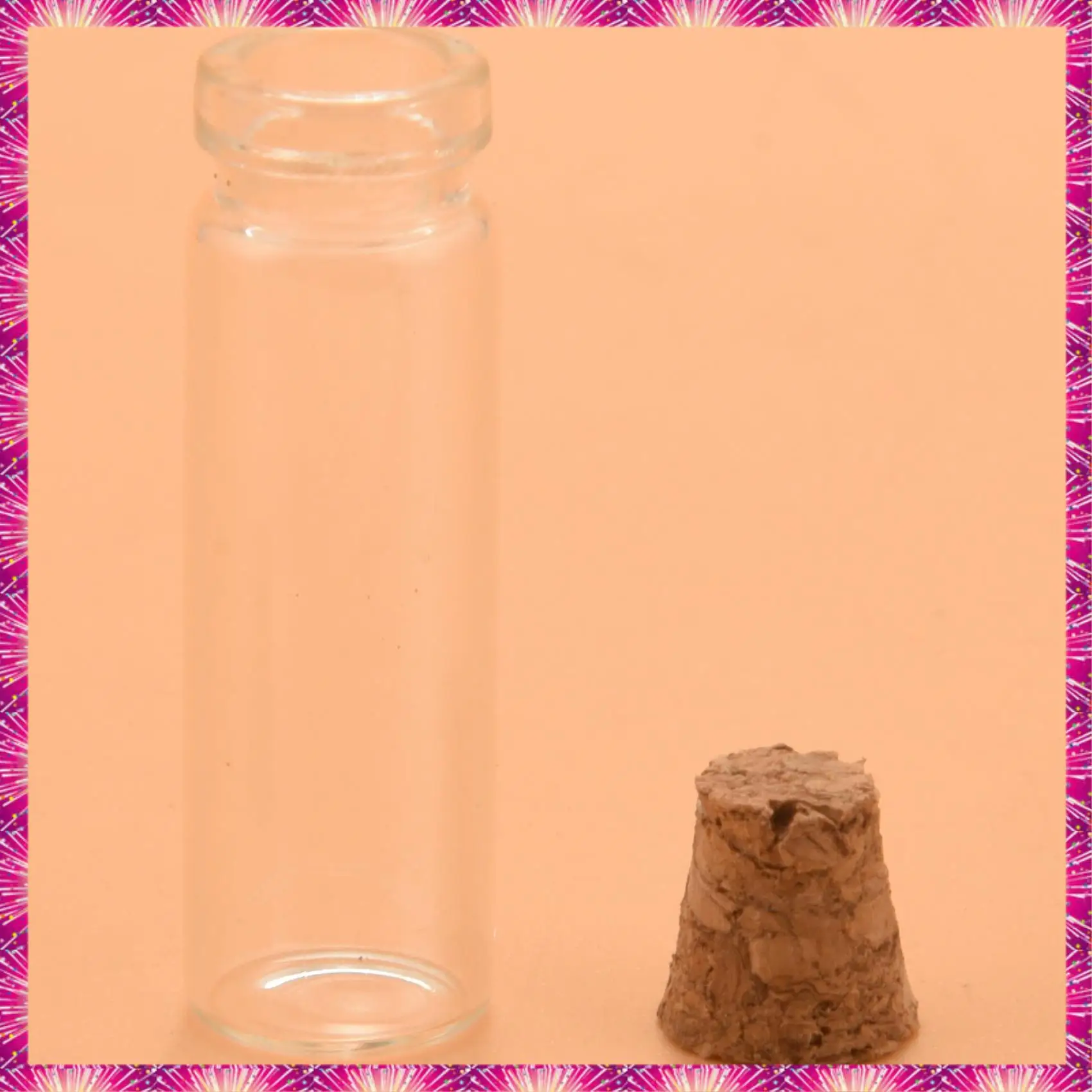 

LUWEI 20Pcs 11X32mm Tiny Mini Empty Clear Cork Glass Bottles Vials 2Ml