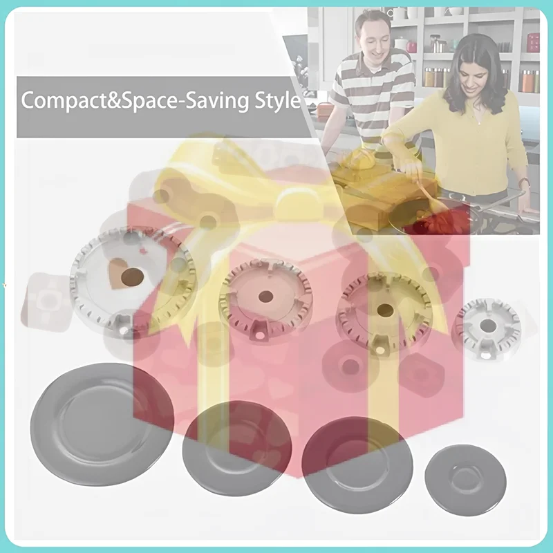 

【HG】Universal Gas Hob Burner Crown & Flame Cap Cover – For Cookers & Oven Hobs (ET Type)