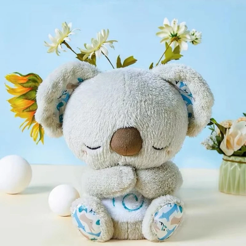 

Cute Soothing Koala Bear Sleep Toys for Kids Baby Calming Anxiety Relief Breathing Koala Toy Sleep Buddy Plush Doll With