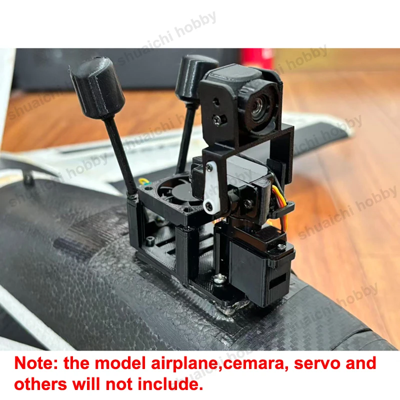 ชุด 1 ชิ้น สำหรับ DJI O4 Pro Air Unit ขายึดกิมบอลแบบควบคุมด้วยเซอร์โว แบบแกนเดี่ยว/แกนคู่ พร้อมโมดูล Buck และพัดลม สำหรับโดรน FPV