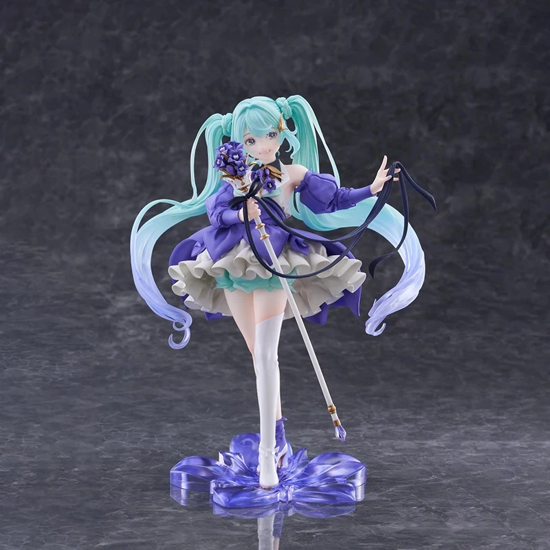 Médailles TAiTO originales et fleur Hatsune ku, anniversaire 2024, Ver. Poupées modèles à collectionner en PVC, figurine d'anime, cadeaux d'ornement, 21cm