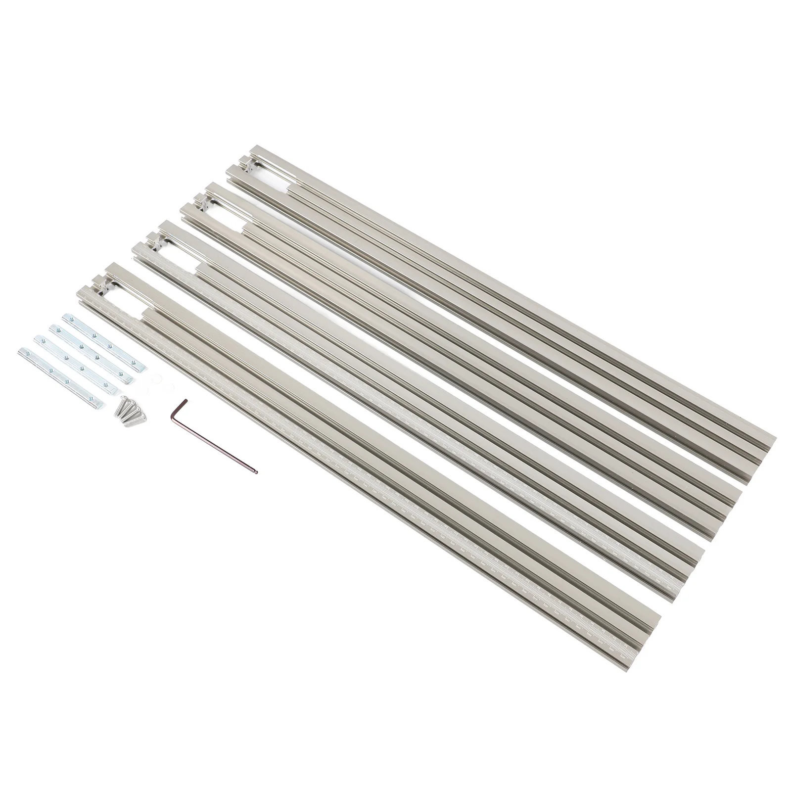 Adjustable 600mm Backplane Track Saw Guide Woodworking Parallel Rail System for Sculpture - Precision Cutting Support