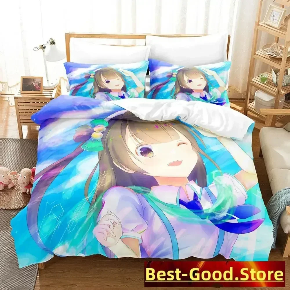 

2023 Chieri Ogata Bedding Set Duvet Cover Sheet Printed Bed Set Pillowcase Bed Full Queen King Size Comforter Bedroom