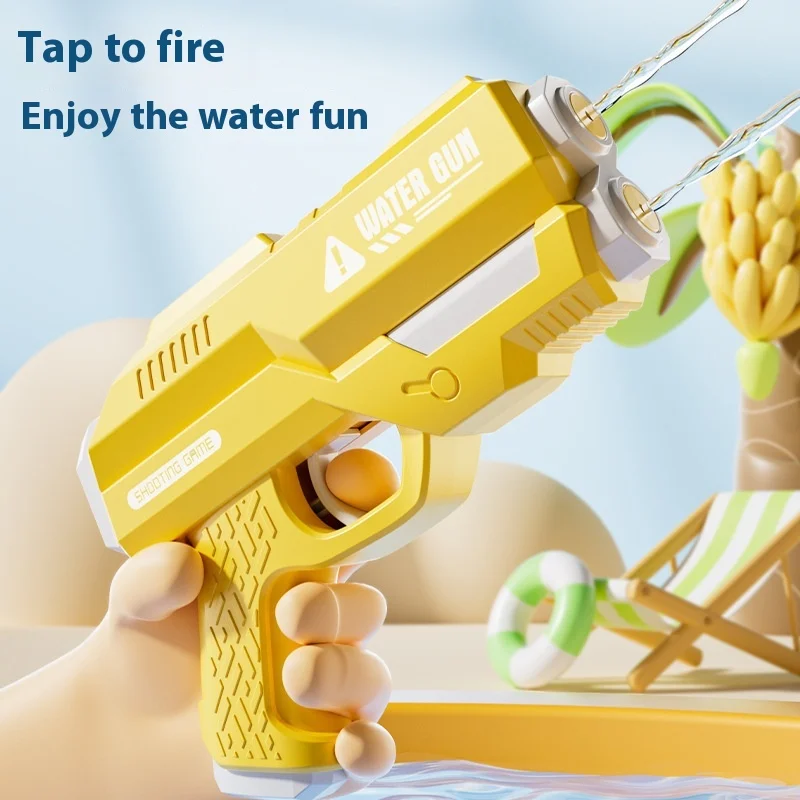 Dual Nozzle Pressurized Water Gun for Kids - Outdoor Summer Water Toy, Beach & Backyard Splash Battle, Bulk for Resale Pool Part