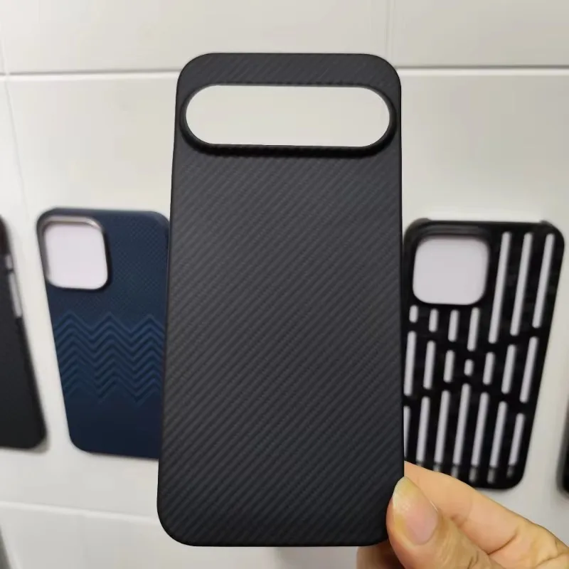 Carbon Fiber Case for Google Pixel 9 Pro XL /Pixel 9 Pro Pixel 9 Aramid Fiber Phone Cover Shockproof Protective Cover