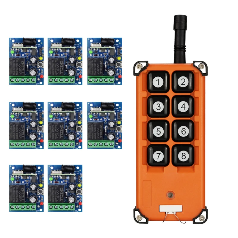 433mhz Universal DC12V   10A relay  RF Wireless Remote Control switch  Receiver Transmitter Lighting/LED remot/lamp