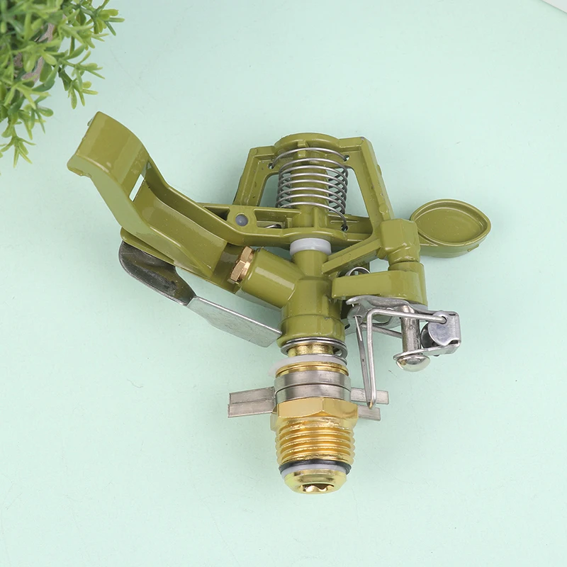 1/2" Male Thread Sprinkler Garden Rotating Rocker Impact Adjustable Zinc Alloy Lawn Field Watering Nozzle Irrigation Tools image 4