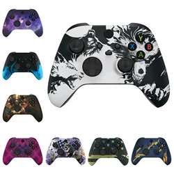 eXtremeRate Replacement Soft Touch Front Housing Shell Cover Faceplate for Xbox Series X/S (Xbox Core) Controller Multi-patterns