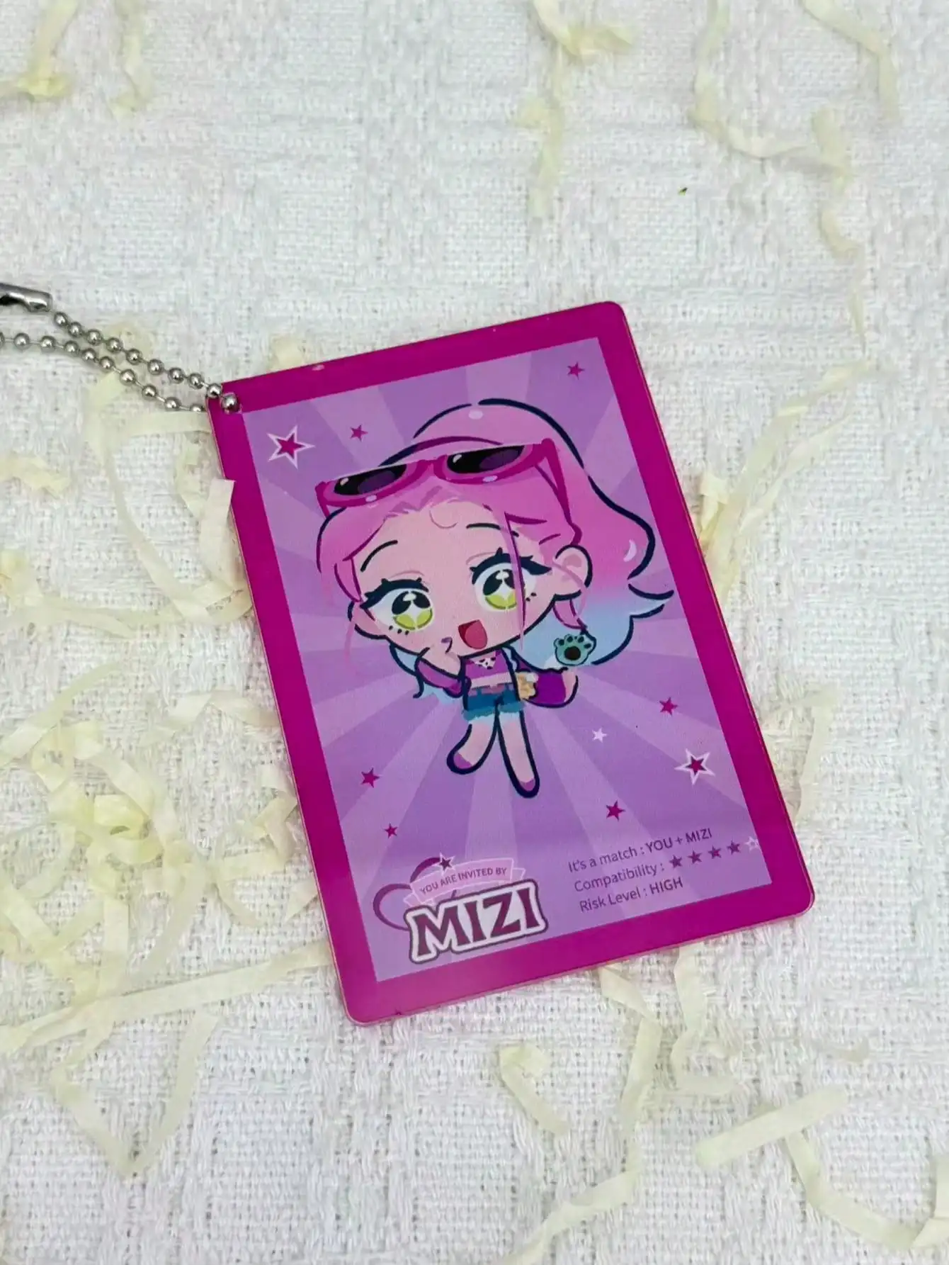 Adorable dije acrílico con personajes de anime, artículo de merchandising de manga, decoración para el hogar, adorno para la habitación, regalo para niñas.