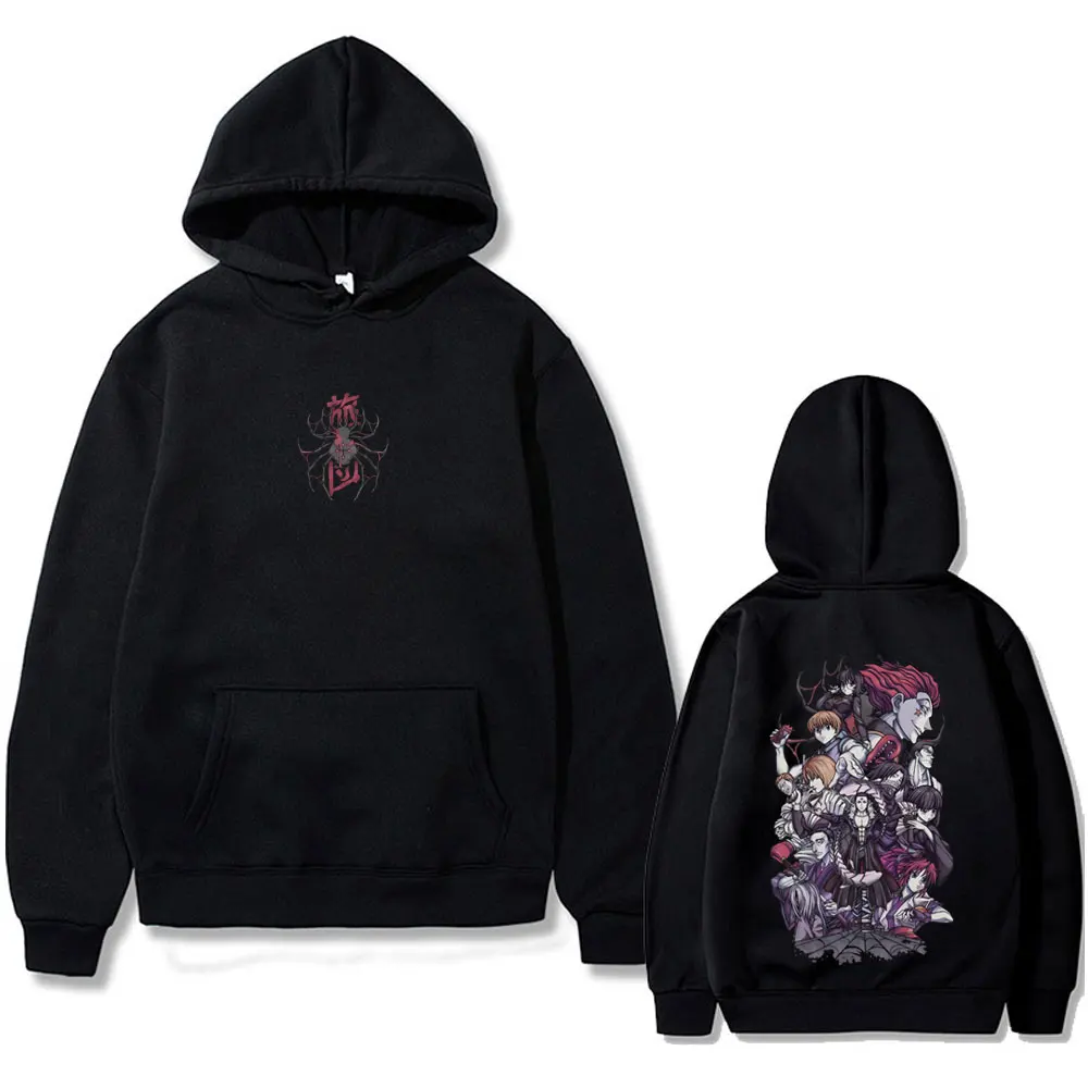 

Anime Hunter X Hunter Phantom Troupe Spider Hoodie Men Women Casual Vintage Pullover Hoodies Male Fashion Oversized Tracksuit