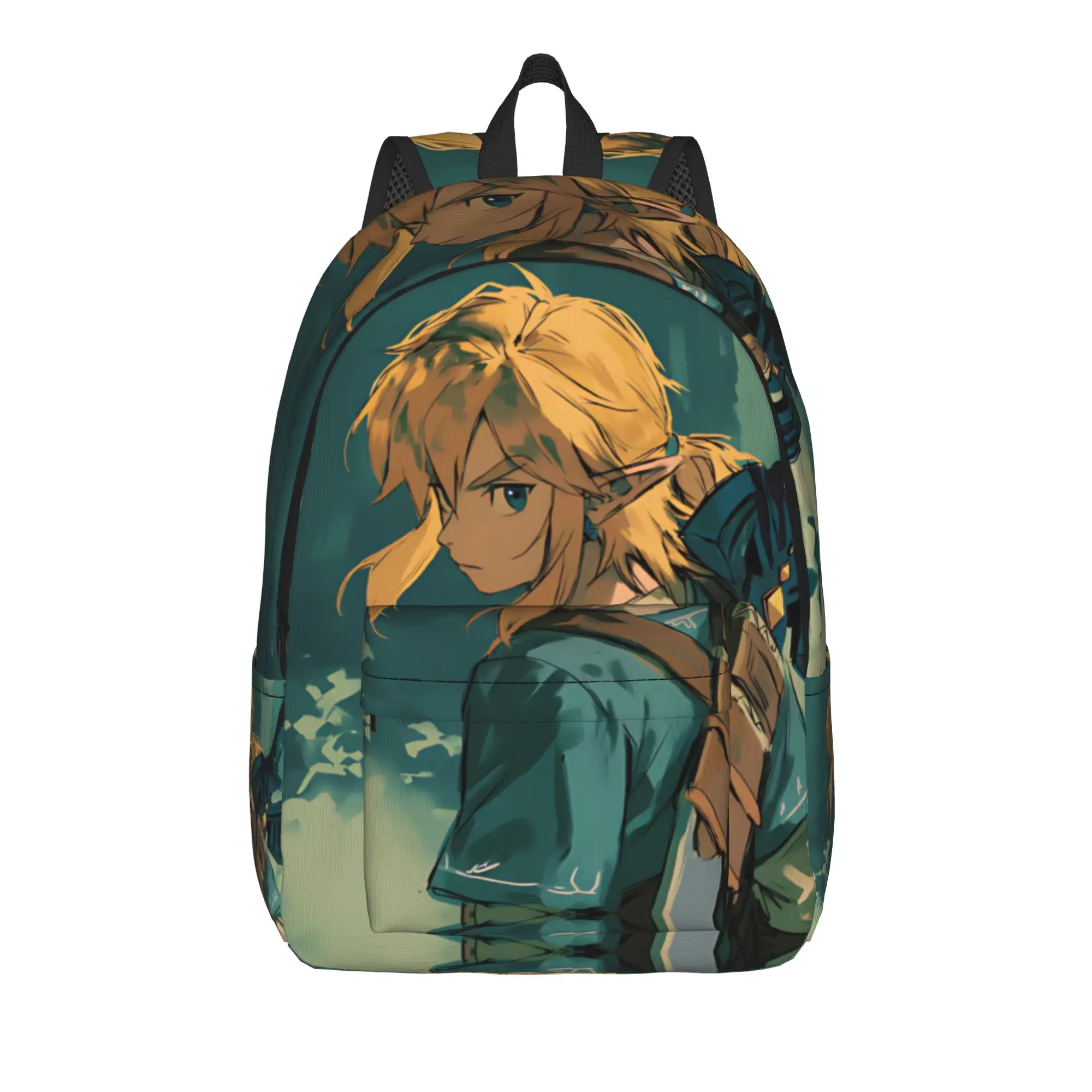 Fashion Z Zelda RPG Game Backpack  Mochilas Kawaii Hiking Sturdy Shoulder Rucksack