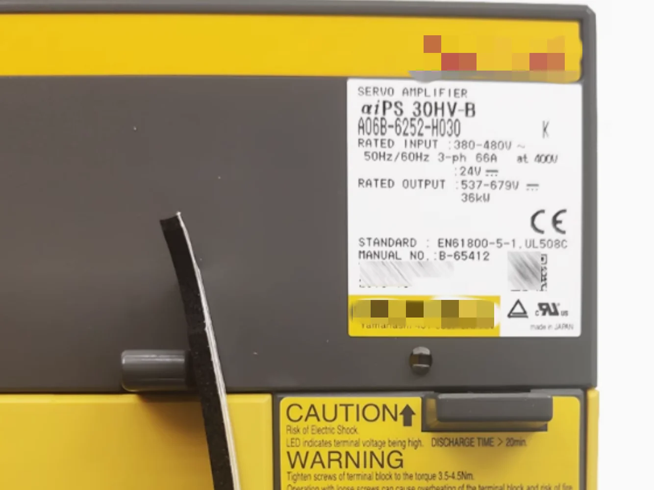 

A06B-6252-H030 for Servo drive power supply