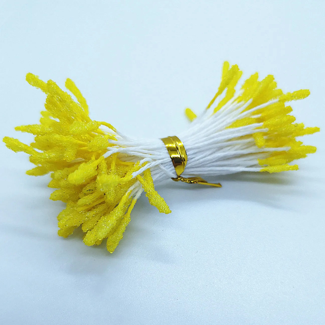 500pcs 2mm/0.078inch Artificial Glass Flower Stamens for Cake Decoration Crafts Nylon Flower DIY Gift Accessories