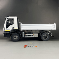 Scaleclub Model 1/14 For Iveco Hydraulic Dump Truck 4x4 RTR With Paint To Play  For Tamiya  Scania 770S MAN Benz Volvo Parts