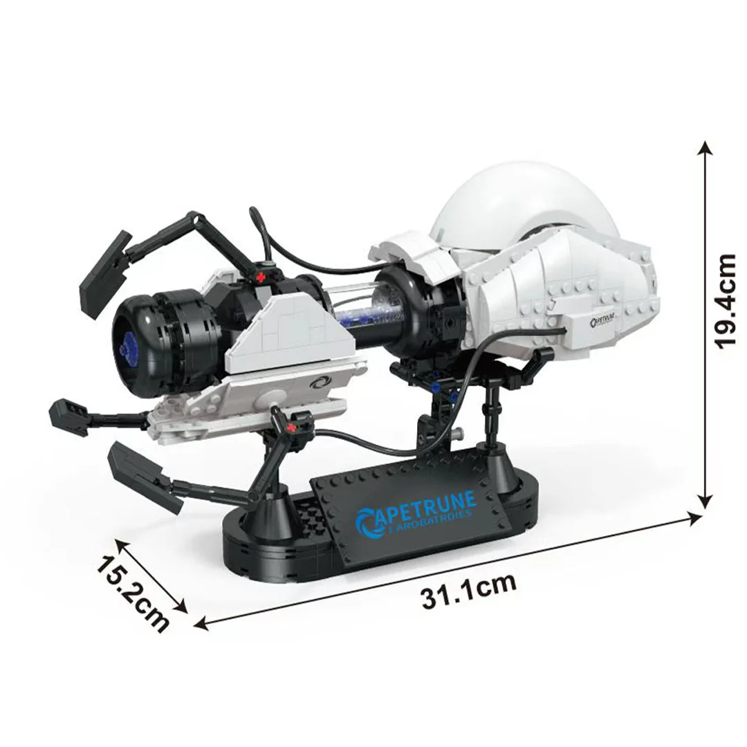 667PCS Transfer Gun Model Building Blocks Kit Game Series Small Particle Assembled Toy Ornament Kid Birthday Gifts JD127