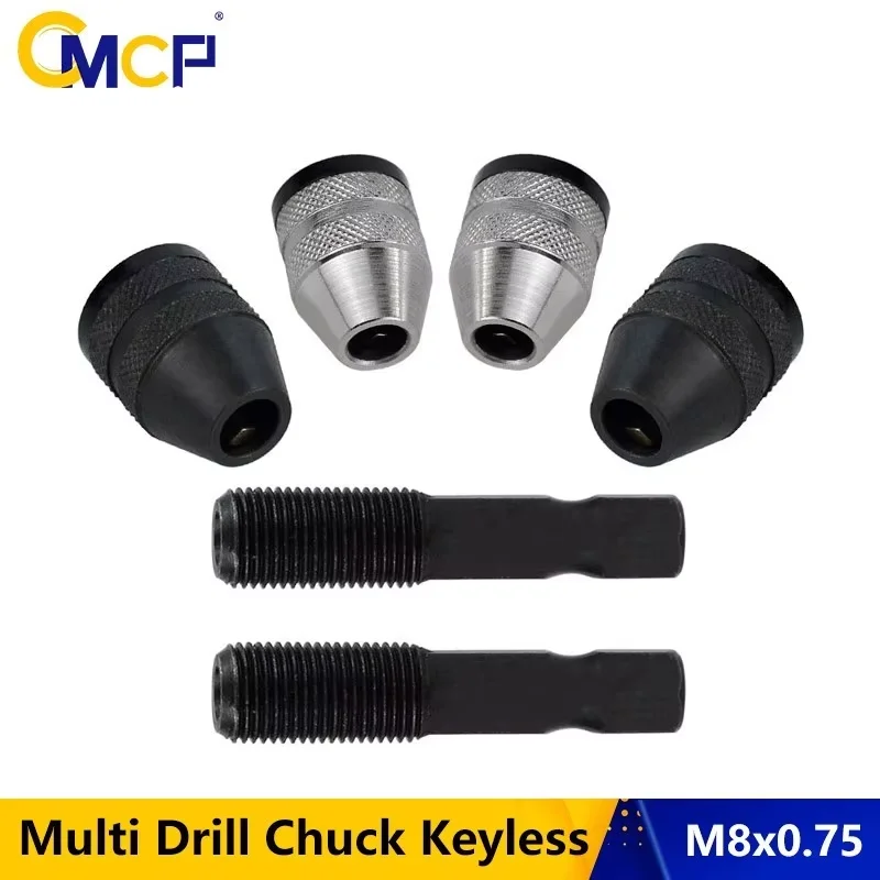 CMCP Mini Schnellspannbohrfutter 6,35 mm Sechskantschaft Schnellspannbohrer Spannfutter Konverter Verlängerung Schraubendreher Bohrer Adapter Vorrichtung Werkzeug
