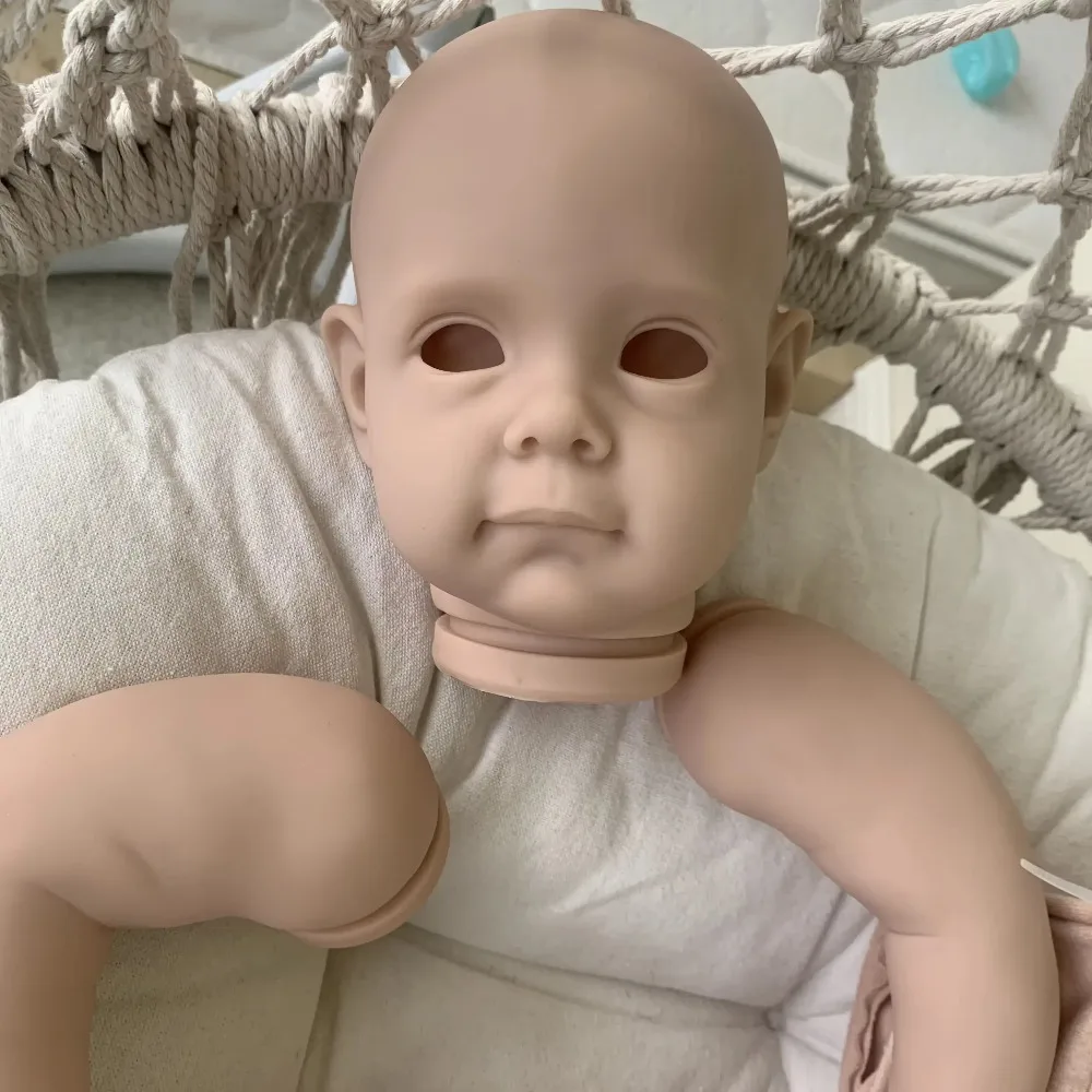23Inch Reborn Doll Kit Maggi with COA Limited Edition Soft Touch Fresh Color Unpainted Unfinished Doll Parts Muñecas Kit Reborn
