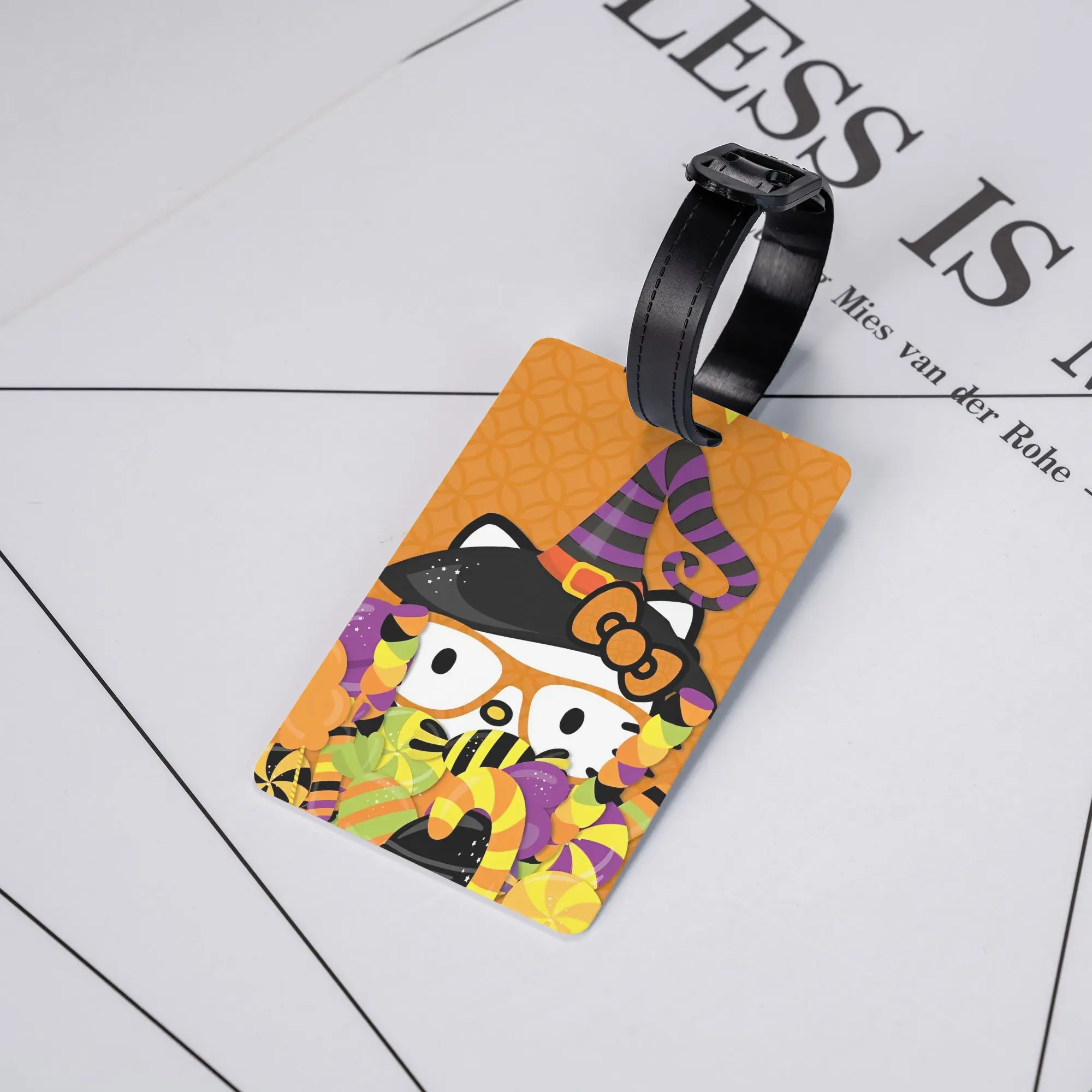 

Luggage Tags Hello Kitty Halloween Suitcase Holder Baggage Boarding Tags ID Address Holder Baggage Tag Women Baggage Tags Gift