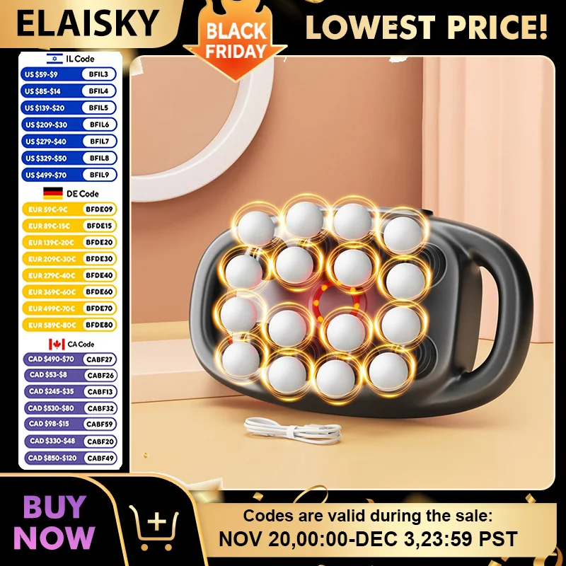 

99th Gear Multi Head Fascial Gun Mulit Head Relax Body Muscle Massager Electric Vibration Professional Level Fascial Massager