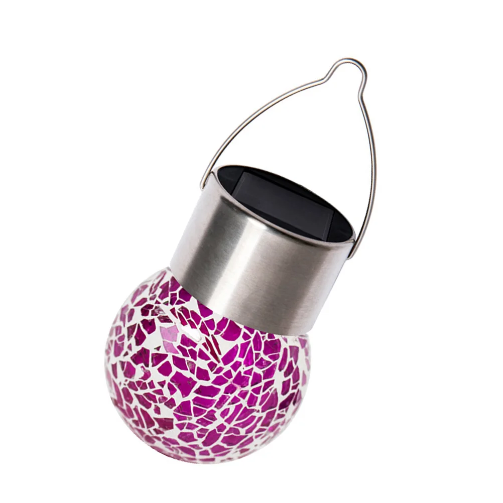 

Solar Hanging Glass Ball Light Waterproof Outdoor Lanterns Decorative Garden Lighting Solar Powered Globe Lamp