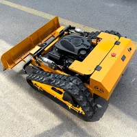Customized Remote-controlled Lawn Mower Robot, High HP 225CC, Zero-turn, Self-propelled Lawn Mower with Snow Shovel 2
