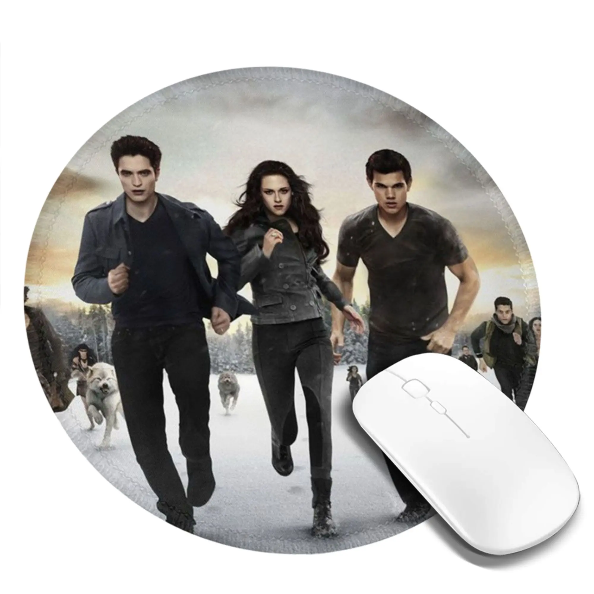 The Twilight Saga Edward Cullen  Mouse Pad Computer Keyboard Mouse Mat Gaming PC Laptop Desk Mat Office Accessories Table Mats