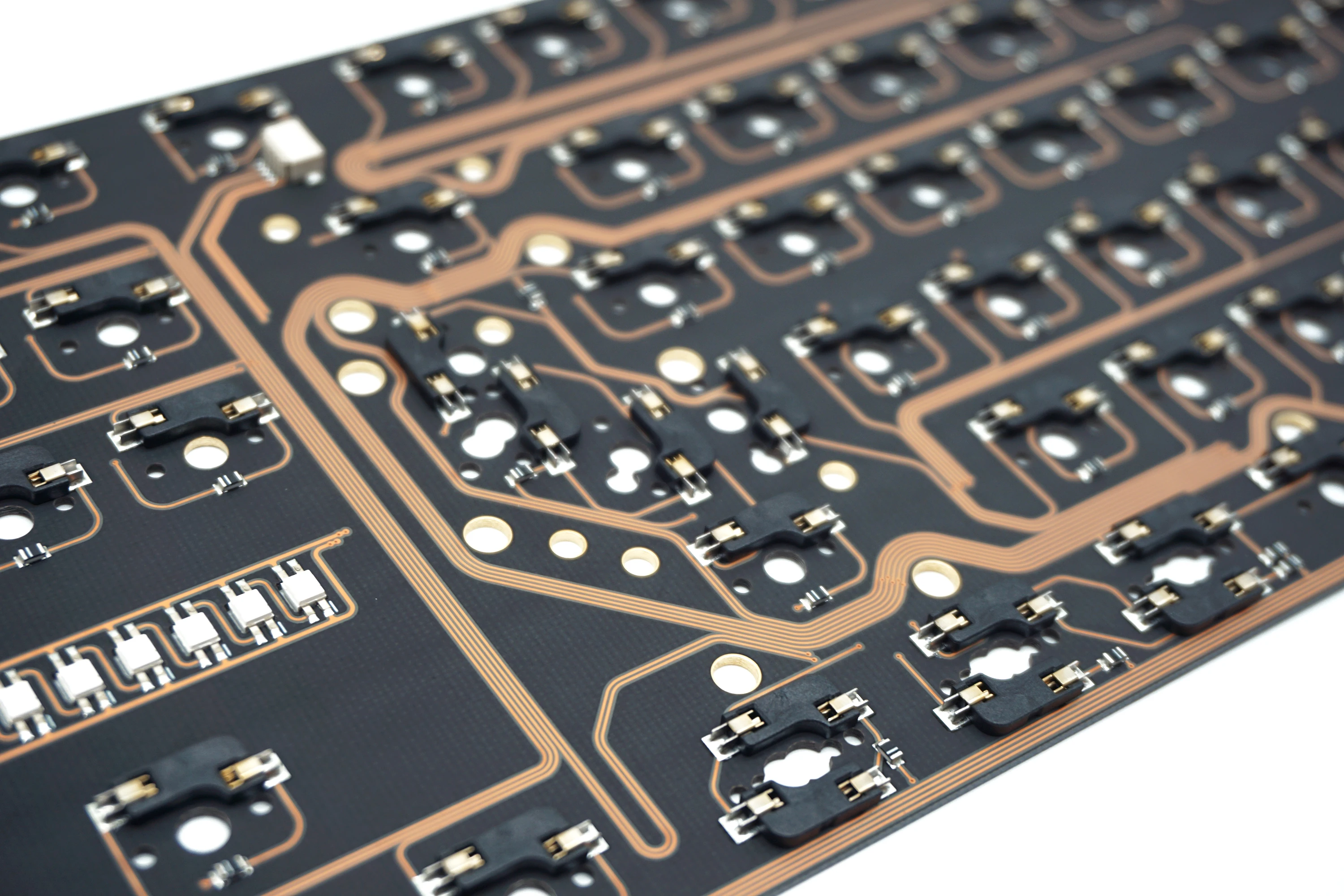 Keebox y & r80 r2 Layout Hot-Swap-Tastatur platine Flex-Cut-Platine für Tiger80 suit80