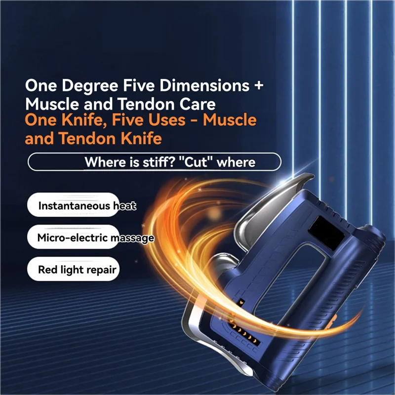 A55X-Microcurrent مدلك الظهر الساخن اللفافة سكين الساخن ضغط تدليك كشط جهاز B