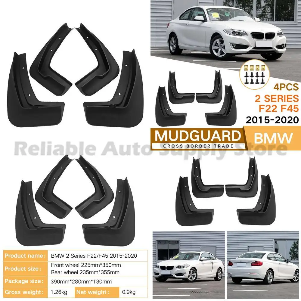 

For BMW 2 Series F22 F45 2015-2020 Mudguard Trim Car Accessories High Quality Durable Protection