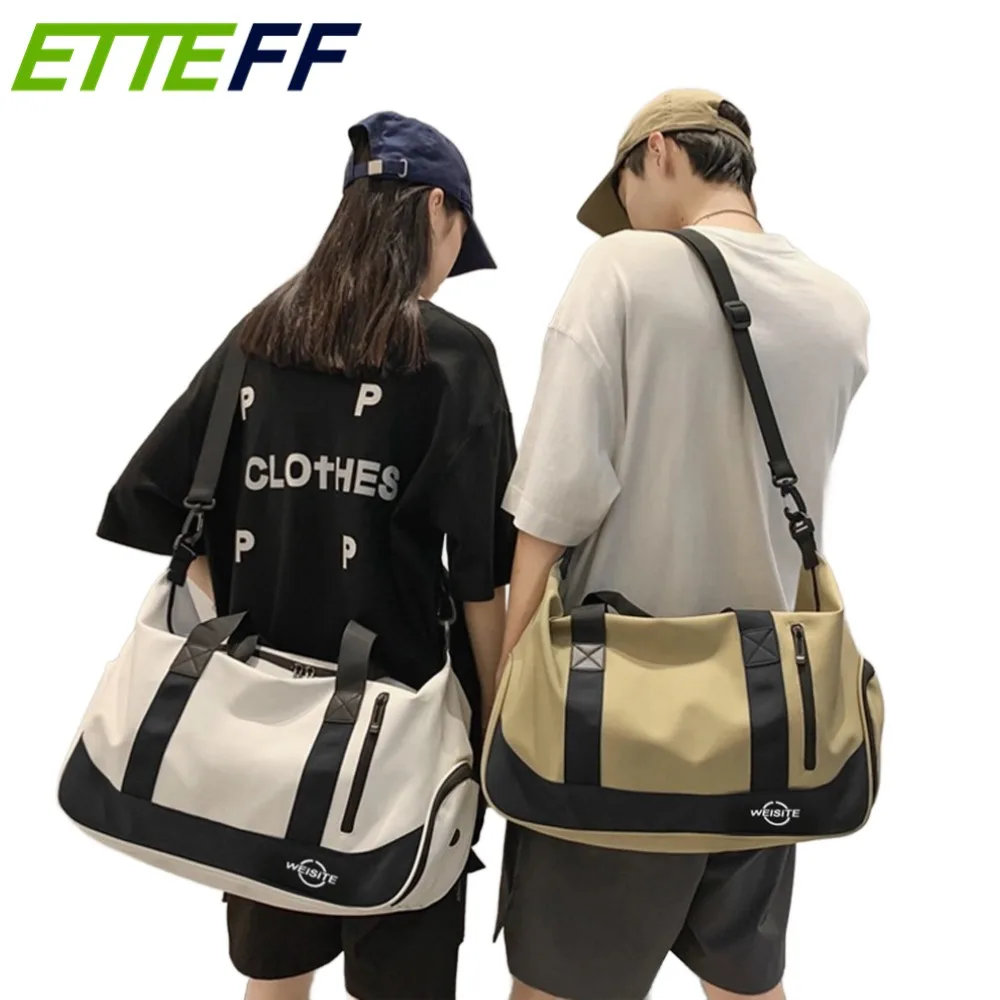 

1PCS Gym Duffle Bag Dry Wet Separated Gym Bag Sport Duffle Bag Training Handbag Yoga bag with Extra Drawstring Backpack for man
