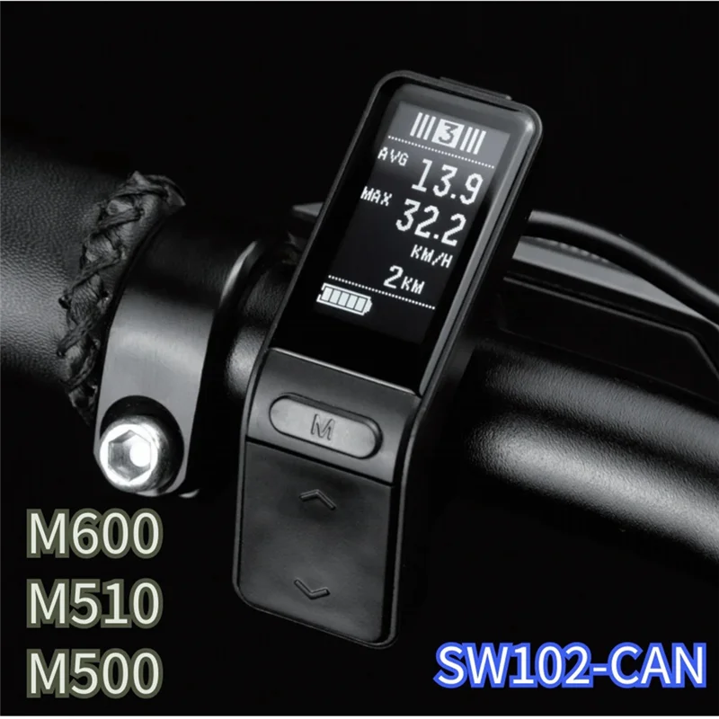 

Практичный дисплей двигателя CAN SW102, подходящий для среднего двигателя Bafang M500 M510 M600 M800 M820 M420 M300-CAN M400-CAN