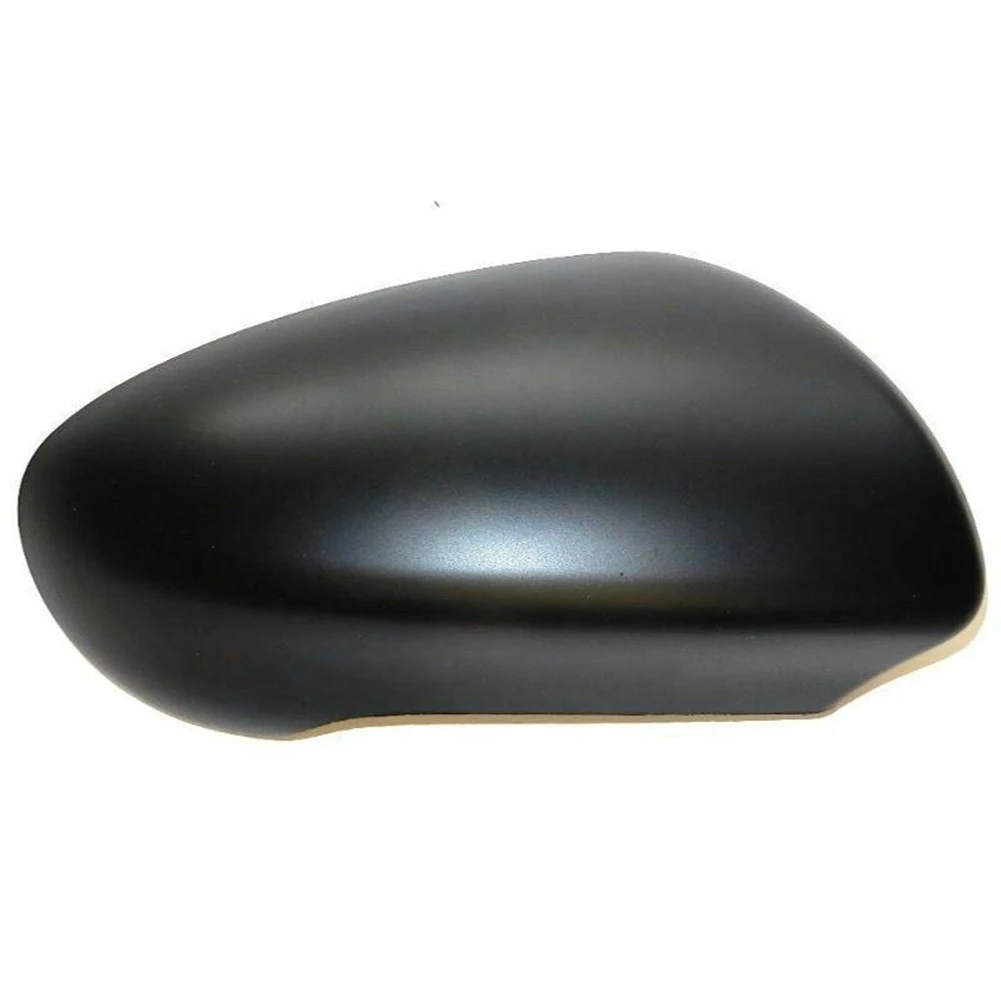 Left Right Side Black Mirror Cover ABS Material Deformation Protection Distinctive Look Dustproof Design Black