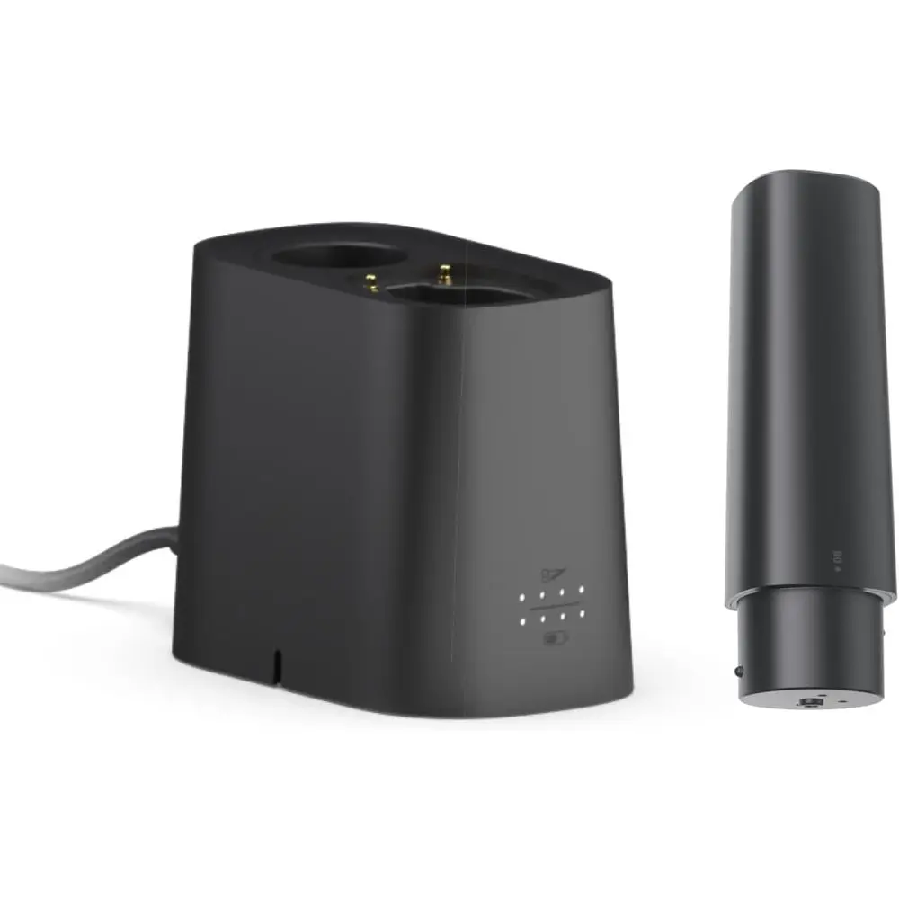 Dual-Bay Charging Station with Battery Swap Capability, Includes Turbo Dock and Battery Pack (No Adapter)