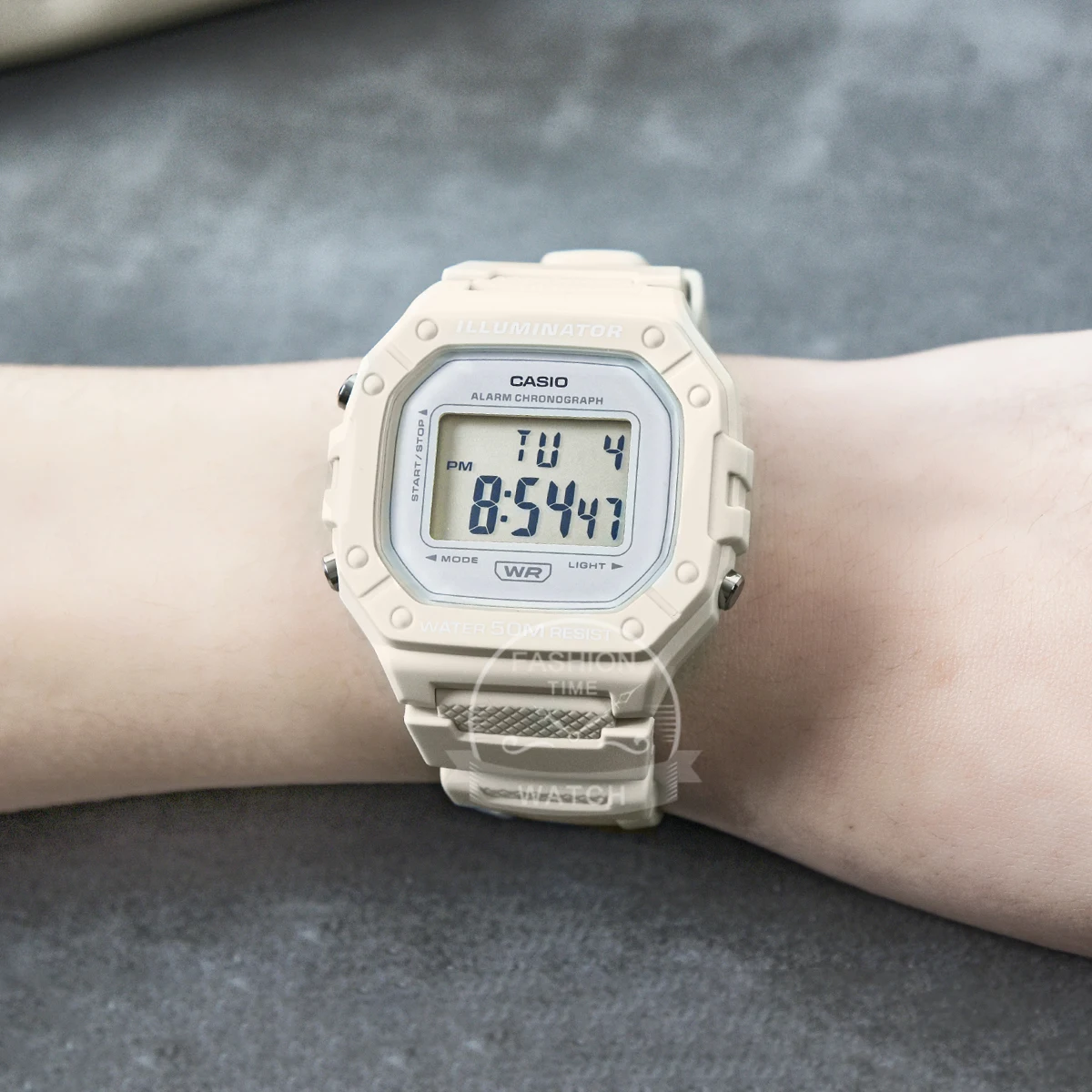 ساعة كاسيو مجموعة فاخرة من الساعات الرقمية العسكرية relogio شحن مجاني W-218HC-8A