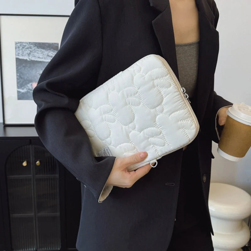 Koreaanse Leuke Laptoptas 13 14 15 Inch Voor Macbook Air Lenovo Tablet Sleeve Tas 11 Inch Voor IPad Pro 9.7 Air3 10.5 10.9 Xiaomi