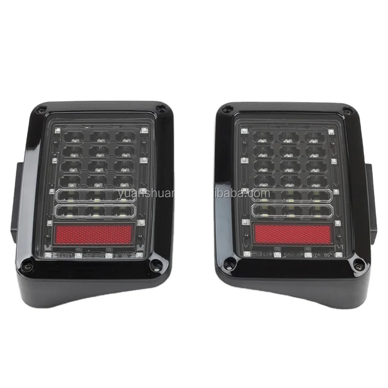 Systèmes d'éclairage automobile Offroad Splendor, feux arrière LED pour Jeep Wrangler JK JKU, ensemble de feux arrière, phares LED